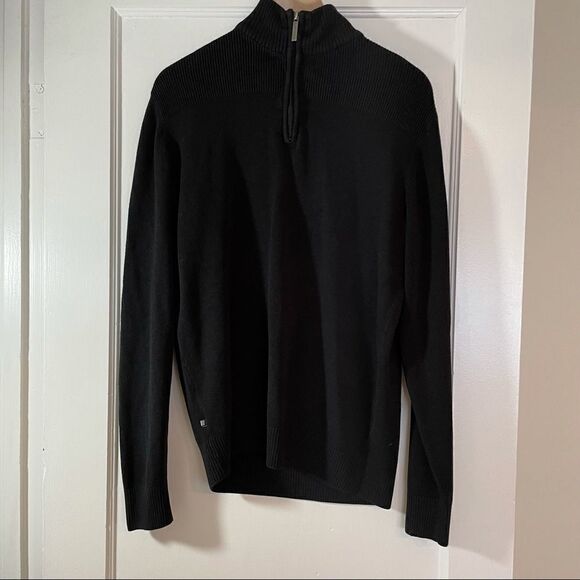 Medium Geoffrey Beene Black quarter zip sweater - Picture 12 of 12